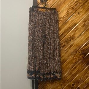 Bohemian Floral Maxi Skirt